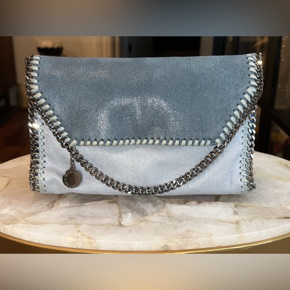 Stella McCartney Handbags - Stella McCartney Falabella Crossbody – Ice Blue Shaggy Deer | EUC 💎